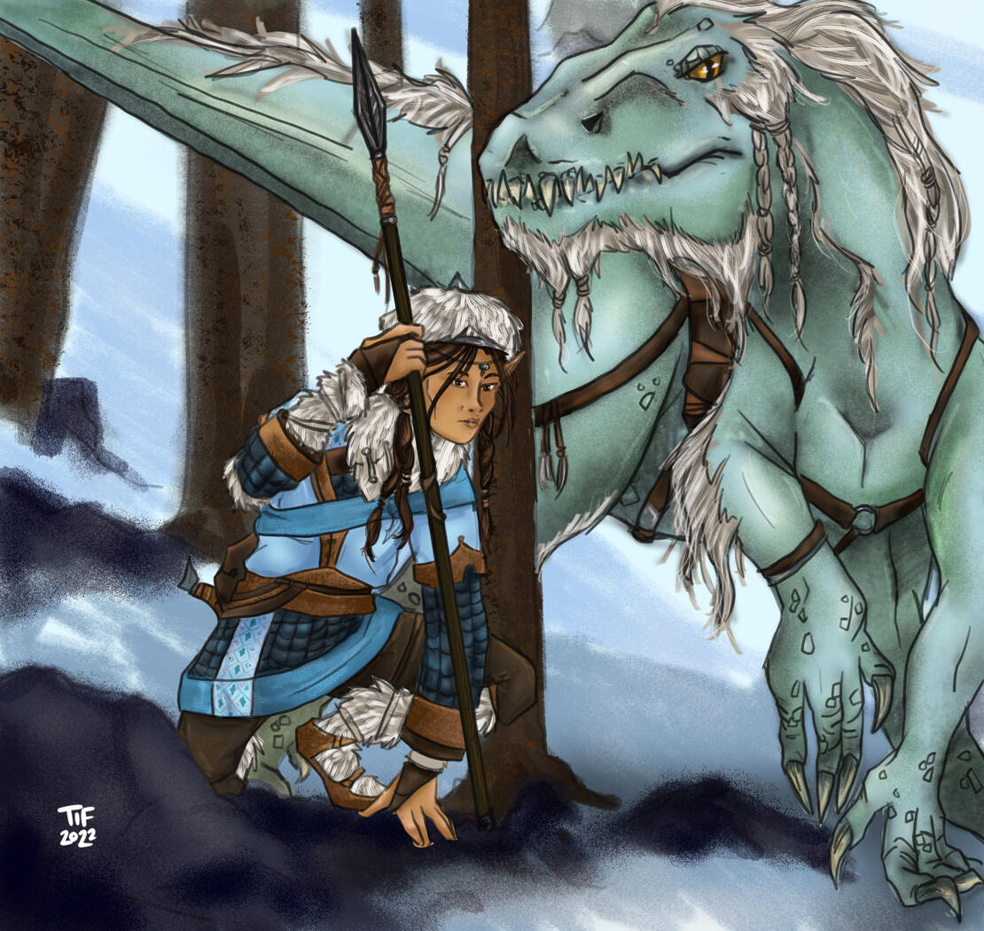 Commission: Eowyn in the Wild
